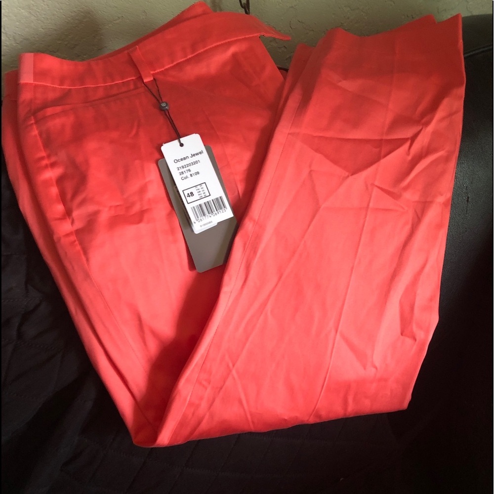 Brand new coral crop pants